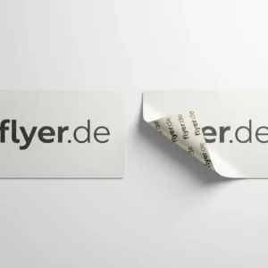 Beidseitig bedruckbare Aufkleber