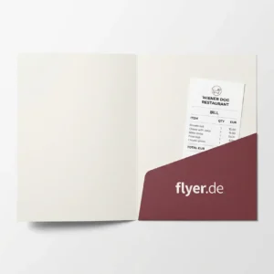 Rechnungsmappen aus Papier