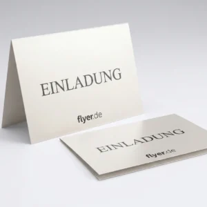 Gruß- und Einladungskarten aus Spezialmaterial