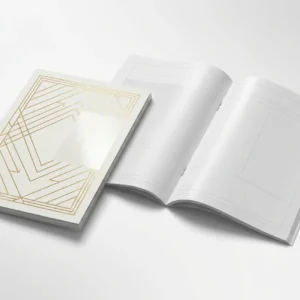 Magazine mit Rückendrahtheftung (Veredelung)