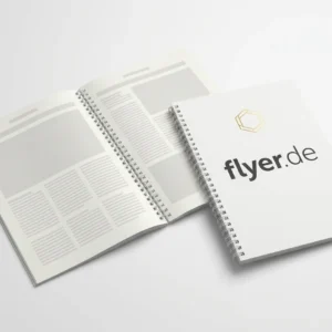Magazine mit Wire-O-Bindung (Veredelung)