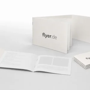 Magazine mit Rückendrahtheftung mit 6-seitigem Umschlag
