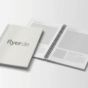 Magazine Wire-O-Bindung mit Polypropylen-Schutzumschlag