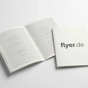Speisekarten mit Rückendrahtheftung, Kleinauflage