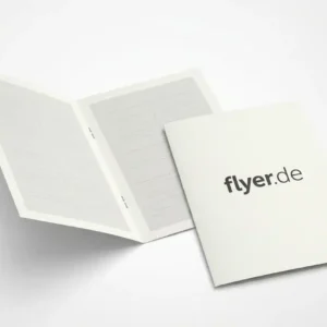 Speisekarten mit Rückendrahtheftung