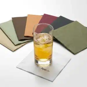 Cocktailservietten 1/4 Falz