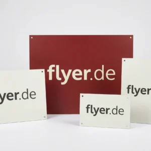 Werbeschilder inkl. Druck